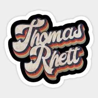 Thomas Rhett KakeanKerjoOffisial VintageColor Sticker